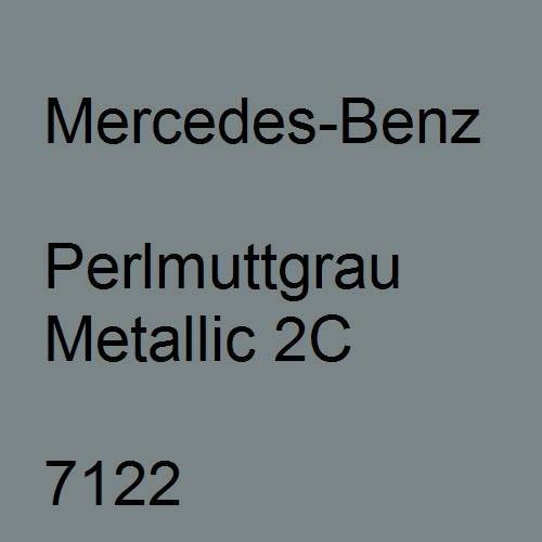 Mercedes-Benz, Perlmuttgrau Metallic 2C, 7122.